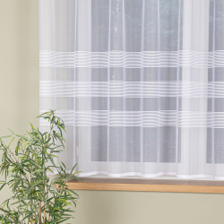 AMELIA Firanka żakardowa gotowa, szerokość 400 x wysokość 160cm, kolor 001 biały 000282