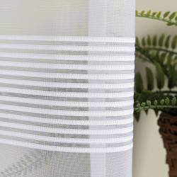 AMELIA Firanka żakardowa gotowa, szerokość 400 x wysokość 160cm, kolor 001 biały 000282