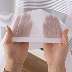 AMELIA Firanka żakardowa gotowa, szerokość 400 x wysokość 160cm, kolor 001 biały 000282