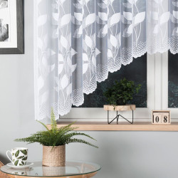 MARTYNA Firanka żakardowa gotowa, szerokość 320 x wysokość 160cm, kolor 001 biały 023083 MARTYNA Firanka żakardowa gotowa, szerokość 320 x wysokość 160cm, kolor 001 biały 023083
