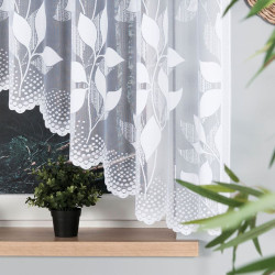 MARTYNA Firanka żakardowa gotowa, szerokość 320 x wysokość 160cm, kolor 001 biały 023083 MARTYNA Firanka żakardowa gotowa, szerokość 320 x wysokość 160cm, kolor 001 biały 023083