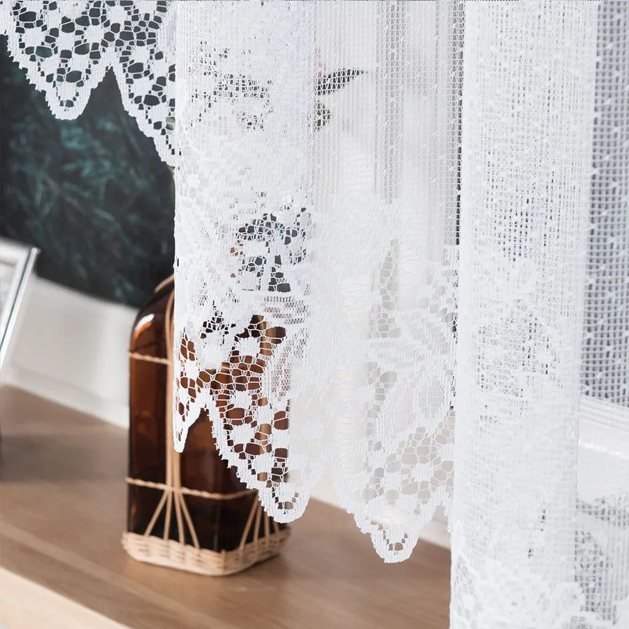 HERNANI Firanka żakardowa gotowa, szerokość 310 x wysokość 160cm, kolor 001 biały 004465