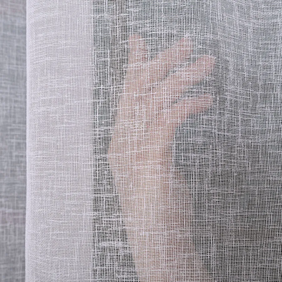 Firana gotowa na taśmie, 140x250 cm, kolor 001 biały 400009