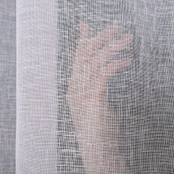 Firana gotowa na taśmie, 140x250 cm, kolor 001 biały 400009