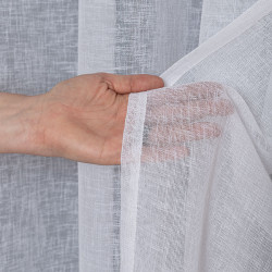 Firana gotowa na taśmie, 140x250 cm, kolor 001 biały 400009