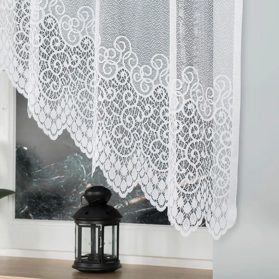 VIOLETTA Firanka żakardowa gotowa, szerokość 250 x wysokość 150cm, kolor 001 biały 001539