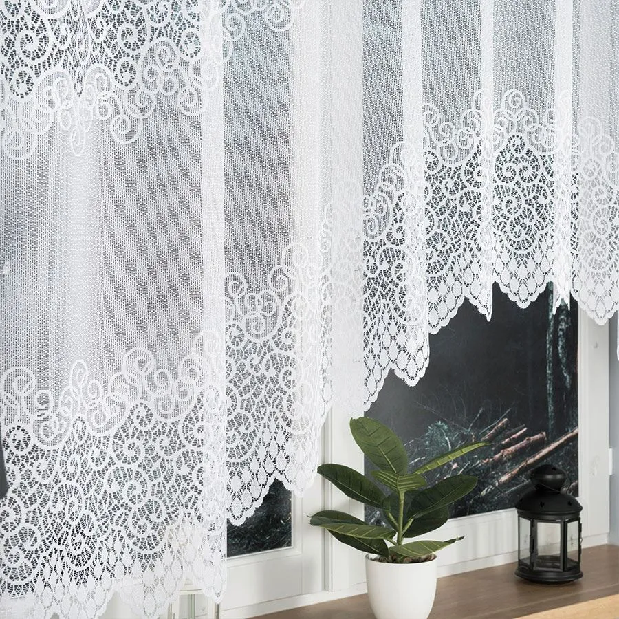 VIOLETTA Firanka żakardowa gotowa, szerokość 250 x wysokość 150cm, kolor 001 biały 001539