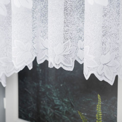 BOŻENA Firanka żakardowa gotowa, szerokość 500 x wysokość 160cm, kolor 001 biały 023025 BOŻENA Firanka żakardowa gotowa, szerokość 500 x wysokość 160cm, kolor 001 biały 023025