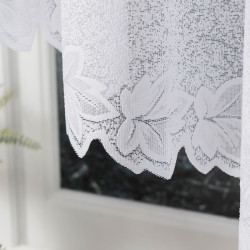 BOŻENA Firanka żakardowa gotowa, szerokość 500 x wysokość 160cm, kolor 001 biały 023025 BOŻENA Firanka żakardowa gotowa, szerokość 500 x wysokość 160cm, kolor 001 biały 023025