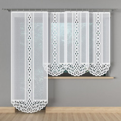 WIOLA Panel żakardowy gotowy, szerokość 90 x wysokość 250cm, kolor 001 biały WIOLA0 WIOLA Panel żakardowy gotowy, szerokość 90 x wysokość 250cm, kolor 001 biały WIOLA0