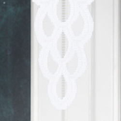 ERYKA Panel żakardowy gotowy, szerokość 160 x wysokość 120cm, kolor 001 biały 019371