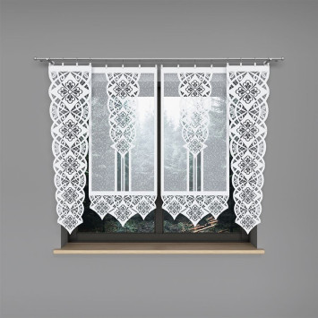 KLAUDIA Panel żakardowy gotowy, szerokość 60 x wysokość 140cm, kolor 001 biały 001331