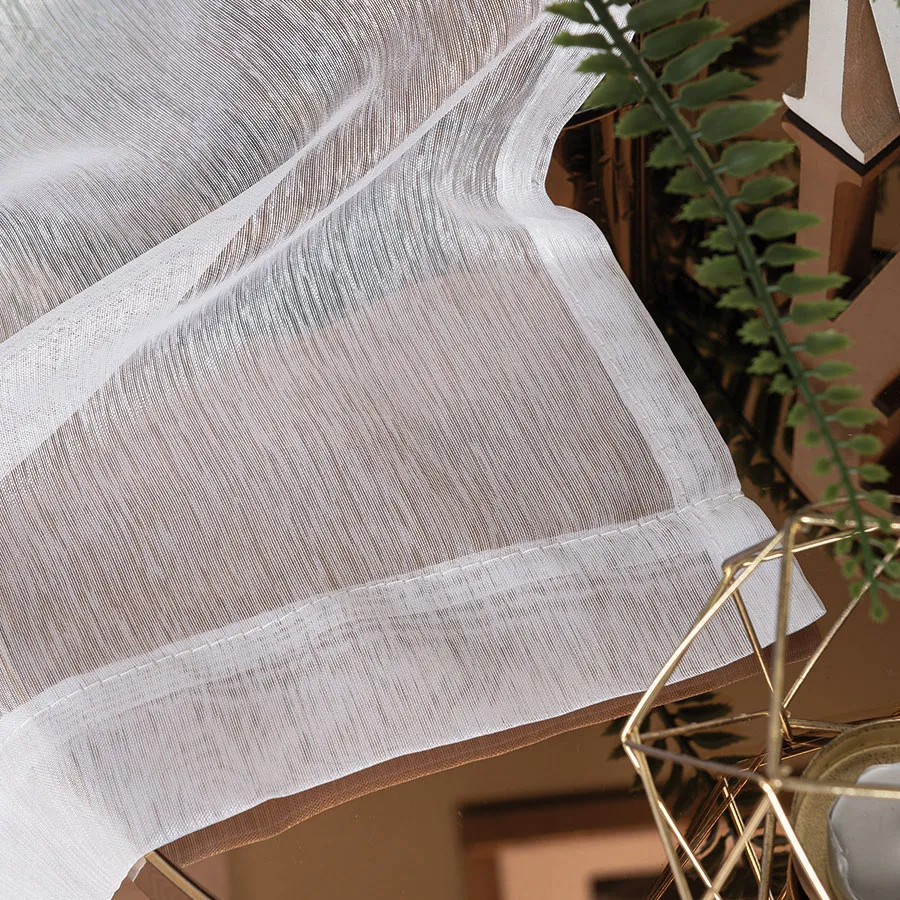 Firana gotowa na taśmie, 300x250 cm, kolor 001 biały 400001