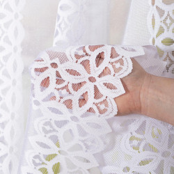 HELENA Firanka żakardowa gotowa, szerokość 400 x wysokość 160cm, kolor 001 biały S18869