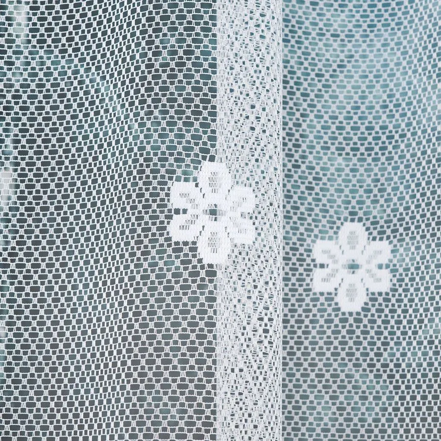 FLORENTYNA Firanka żakardowa gotowa, szerokość 300 x wysokość 160cm, kolor 001 biały 004421