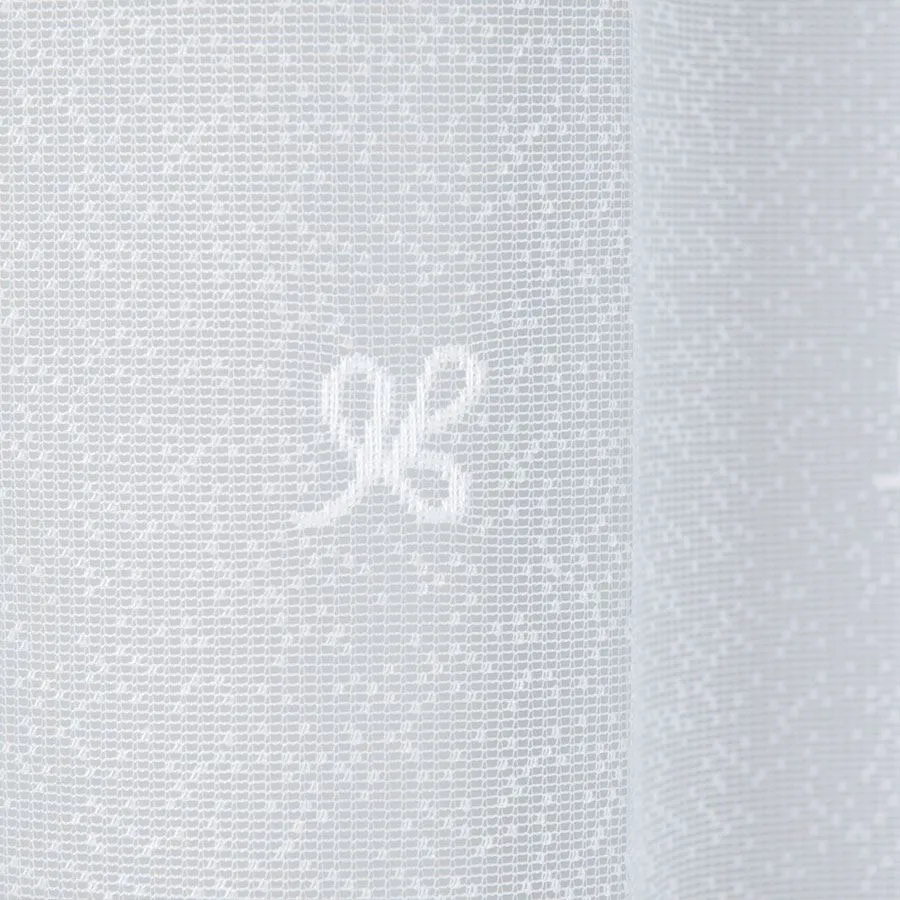 KAROLINA Firanka żakardowa gotowa, szerokość 300 x wysokość 130cm, kolor 001 biały 054160