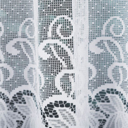 HERNANI Firanka żakardowa gotowa, szerokość 510 x wysokość 160cm, kolor 001 biały 004465 HERNANI Firanka żakardowa gotowa, szerokość 510 x wysokość 160cm, kolor 001 biały 004465