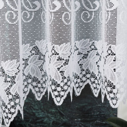 HERNANI Firanka żakardowa gotowa, szerokość 510 x wysokość 160cm, kolor 001 biały 004465 HERNANI Firanka żakardowa gotowa, szerokość 510 x wysokość 160cm, kolor 001 biały 004465