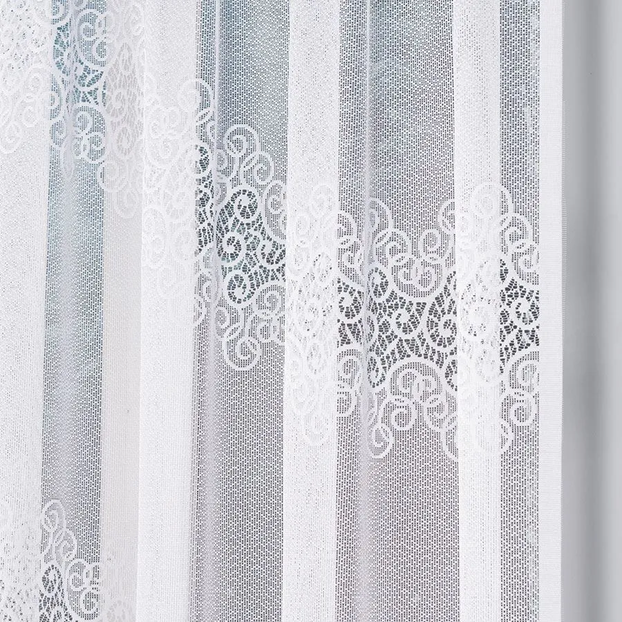VIOLETTA Firanka żakardowa gotowa, szerokość 300 x wysokość 160cm, kolor 001 biały 001539