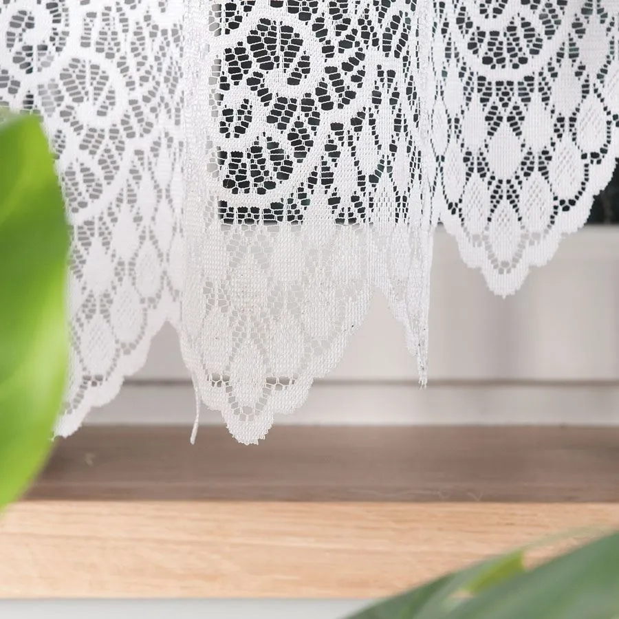 VIOLETTA Firanka żakardowa gotowa, szerokość 300 x wysokość 160cm, kolor 001 biały 001539