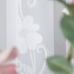 LUDWIKA Firanka żakardowa gotowa, szerokość 320 x wysokość 150cm, kolor 001 biały 023092 LUDWIKA Firanka żakardowa gotowa, szerokość 320 x wysokość 150cm, kolor 001 biały 023092
