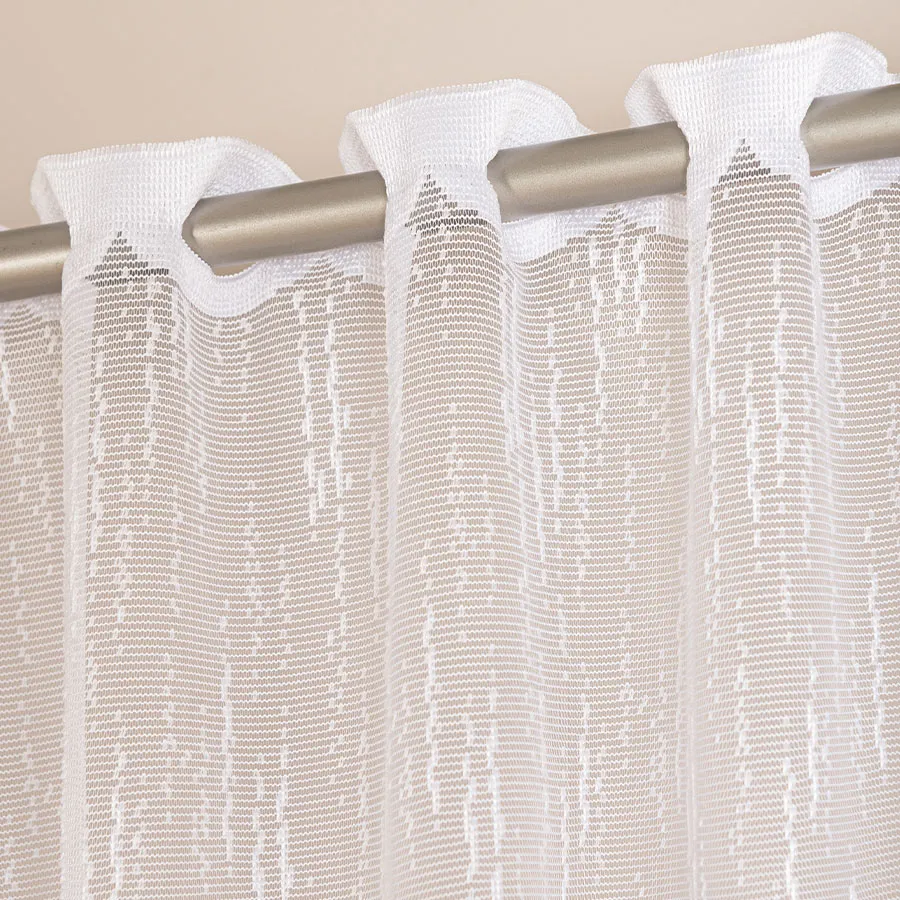 EVA Firanka żakardowa gotowa, szerokość 140 x wysokość 250cm, kolor 001 biały 146065