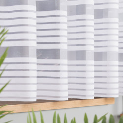 TOLA Firanka żakardowa gotowa, szerokość 300 x wysokość 160cm, kolor 001 biały 000281