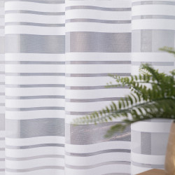 TOLA Firanka żakardowa gotowa, szerokość 300 x wysokość 160cm, kolor 001 biały 000281