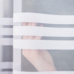 TOLA Firanka żakardowa gotowa, szerokość 300 x wysokość 160cm, kolor 001 biały 000281