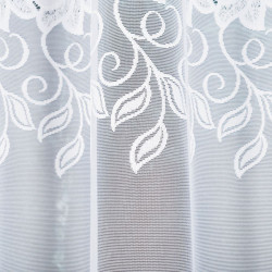 BASTIA Firanka żakardowa gotowa na prosto, szerokość 260 x wysokość 160cm, kolor 001 biały 648107