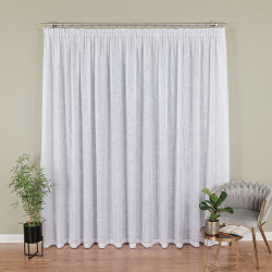 Firana gotowa na taśmie, 300x250 cm, kolor 001 biały 400002