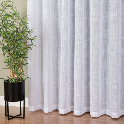 Firana gotowa na taśmie, 300x250 cm, kolor 001 biały 400002
