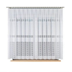 ADRIANNA Firanka żakardowa gotowa, szerokość 300 x wysokość 160cm, kolor 001 biały 018869 ADRIANNA Firanka żakardowa gotowa, szerokość 300 x wysokość 160cm, kolor 001 biały 018869