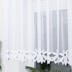 JADWIGA Firanka żakardowa gotowa, szerokość 500 x wysokość 140cm, kolor 001 biały 019318 JADWIGA Firanka żakardowa gotowa, szerokość 500 x wysokość 140cm, kolor 001 biały 019318