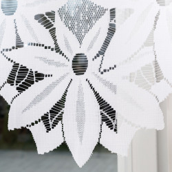 JADWIGA Firanka żakardowa gotowa, szerokość 500 x wysokość 140cm, kolor 001 biały 019318 JADWIGA Firanka żakardowa gotowa, szerokość 500 x wysokość 140cm, kolor 001 biały 019318