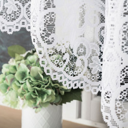 BERENIKA Firanka żakardowa gotowa, szerokość 400 x wysokość 170cm, kolor 001 biały 004304