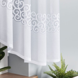 DANIELA Firanka żakardowa gotowa, szerokość 350 x wysokość 155 cm, kolor 001 biały 017788 DANIELA Firanka żakardowa gotowa, szerokość 350 x wysokość 155 cm, kolor 001 biały 017788