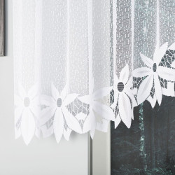 JADWIGA Firanka żakardowa gotowa, szerokość 300 x wysokość 120cm, kolor 001 biały 019318 JADWIGA Firanka żakardowa gotowa, szerokość 300 x wysokość 120cm, kolor 001 biały 019318