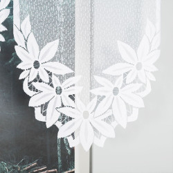 JADWIGA Firanka żakardowa gotowa, szerokość 300 x wysokość 120cm, kolor 001 biały 019318 JADWIGA Firanka żakardowa gotowa, szerokość 300 x wysokość 120cm, kolor 001 biały 019318