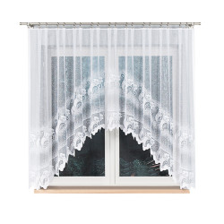 ADELINA Firanka żakardowa gotowa, szerokość 310 x wysokość 160cm, kolor 001 biały 002245 ADELINA Firanka żakardowa gotowa, szerokość 310 x wysokość 160cm, kolor 001 biały 002245