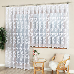 MARTYNA Firanka żakardowa gotowa na prosto, szerokość 200 x wysokość 250cm, kolor 001 biały 023083 MARTYNA Firanka żakardowa gotowa na prosto, szerokość 200 x wysokość 250cm, kolor 001 biały 023083