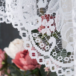 BERENIKA Firanka żakardowa gotowa, szerokość 300 x wysokość 160cm, kolor 001 biały 004304 BERENIKA Firanka żakardowa gotowa, szerokość 300 x wysokość 160cm, kolor 001 biały 004304