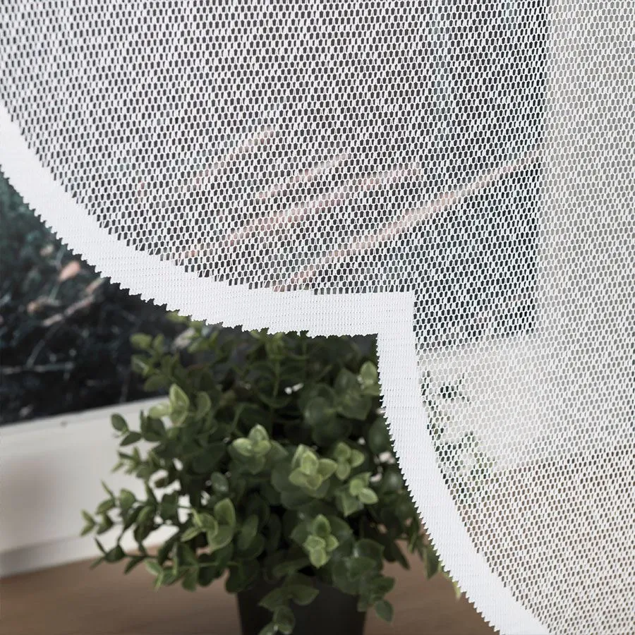 LEA Panel żakardowy gotowy, z motywem łapacza snów, szerokość 160 x wysokość 160, kolor 001 biały 019411