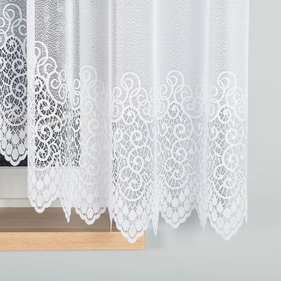 VIOLETTA Firanka żakardowa gotowa, szerokość 400 x wysokość 160cm, kolor 001 biały 001539