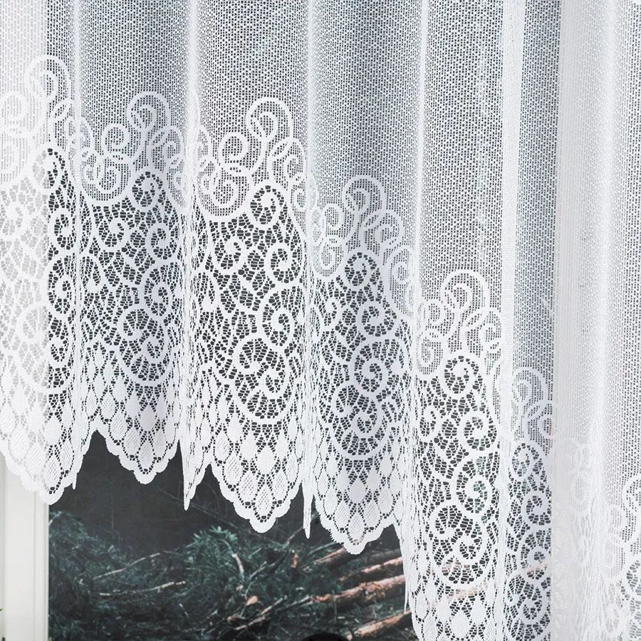 VIOLETTA Firanka żakardowa gotowa, szerokość 400 x wysokość 160cm, kolor 001 biały 001539