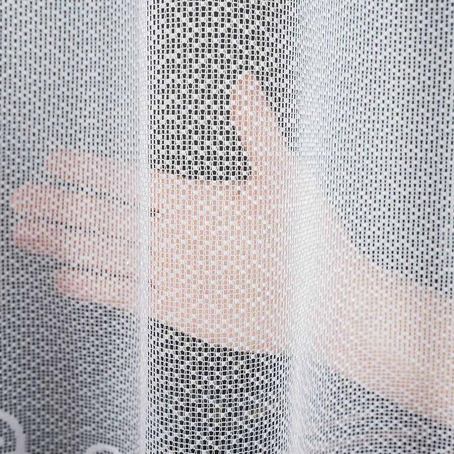 VIOLETTA Firanka żakardowa gotowa, szerokość 400 x wysokość 160cm, kolor 001 biały 001539