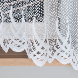 GOSIA Firanka żakardowa gotowa, szerokość 300 x wysokość 160cm, kolor 001 biały 004017