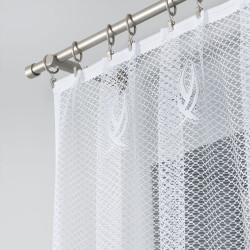 GOSIA Firanka żakardowa gotowa, szerokość 300 x wysokość 160cm, kolor 001 biały 004017