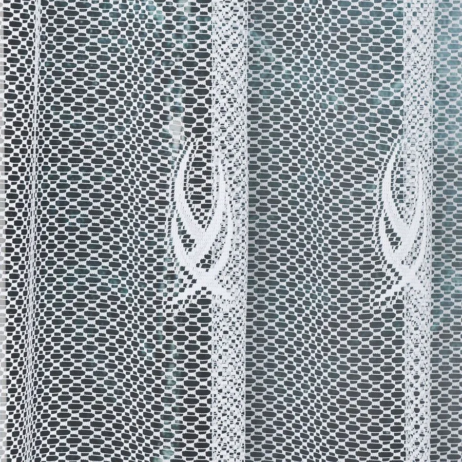 GOSIA Firanka żakardowa gotowa, szerokość 300 x wysokość 160cm, kolor 001 biały 004017