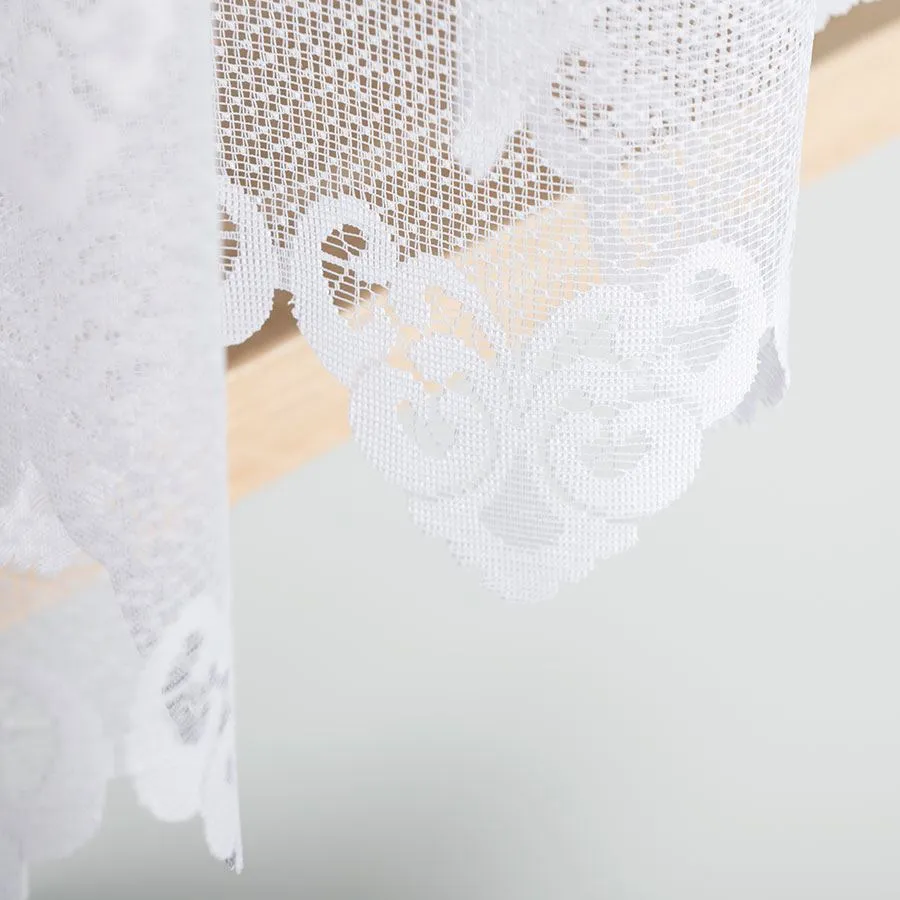 NADIA Firanka żakardowa gotowa, szerokość 400 x wysokość 160cm, kolor 001 biały 017794